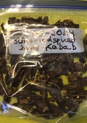 A picture of California Farm Sundried Beef Strips.