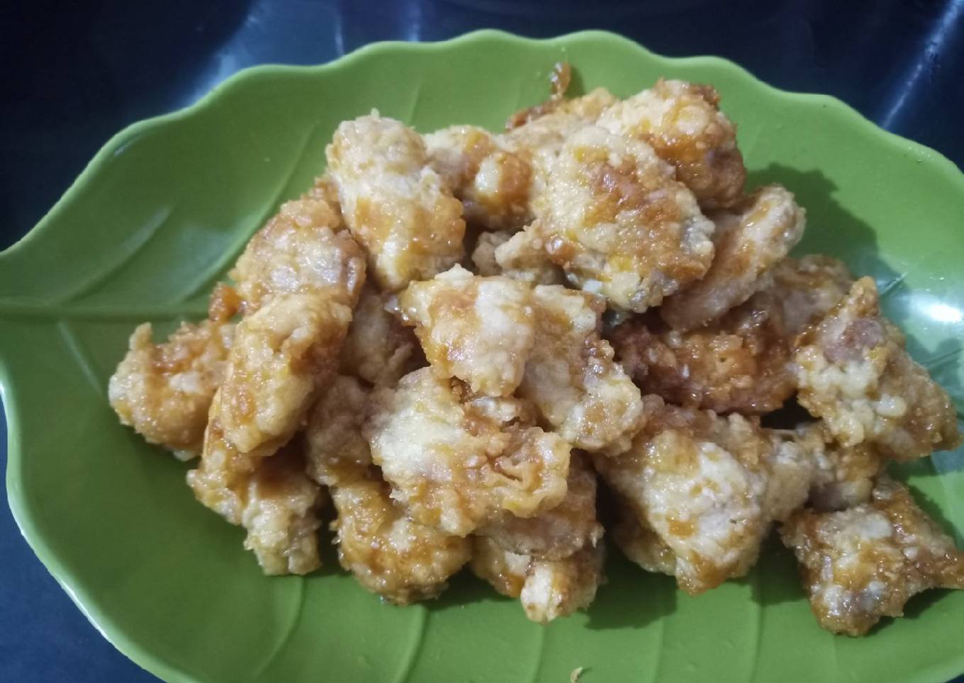 Ayam Saus Telur Asin (Bumbu Instan)