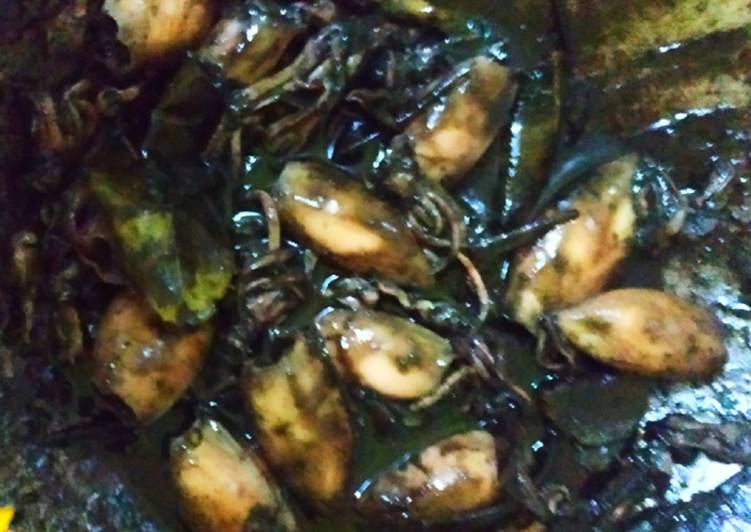 Cumi Masak Hitam Nikmat, Kental & Wangi