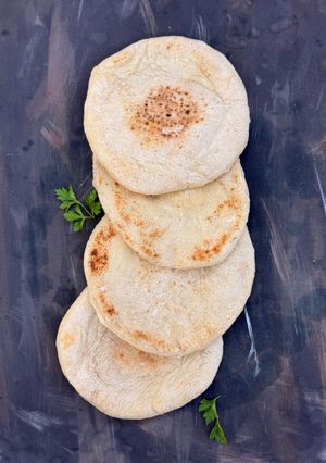 عکسی از دستور نان پیتا