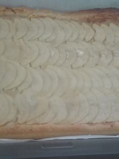 Una foto de Tarta de manzana con hojaldre