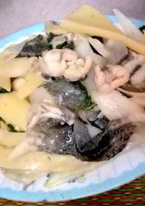 Hình của món 🐸 Ếch xào măng.