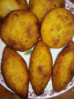 صورة لوصفة كبة الرز المقليه