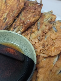 A picture of Kibinago Fritters.