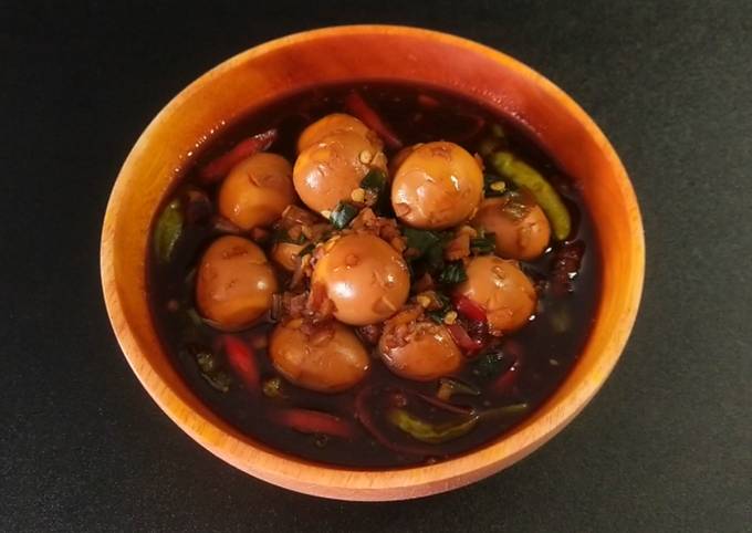 Resep Telur Puyuh Kecap (Soy Braised Quail Eggs 메추리알 장조림 ...