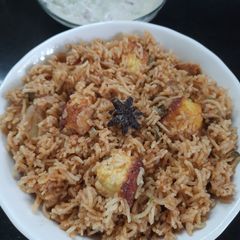 Tomato Paneer Biryani A picture of Tomato Paneer Biryani.