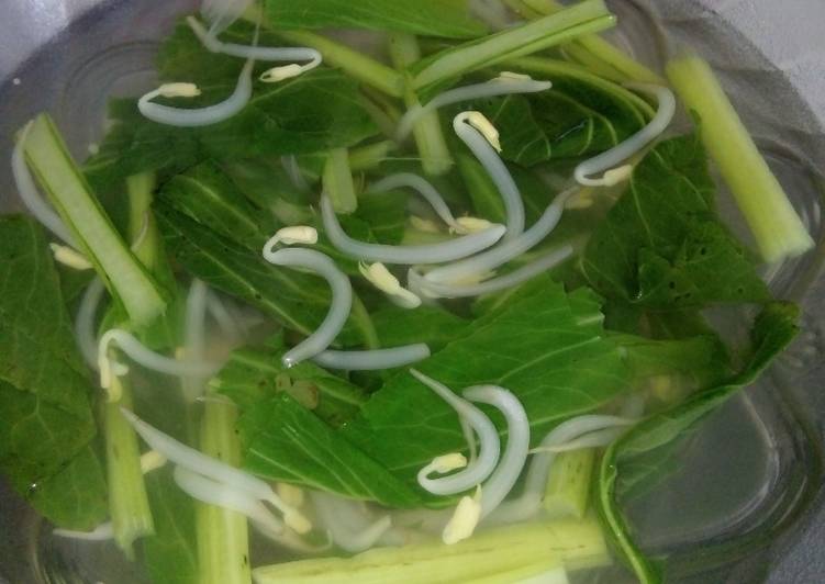 Resep Sayur Bening Sawi Tauge Anti Gagal