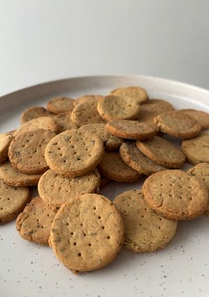 Una foto de Crackers de harina de garbanzos
