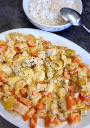A picture of Monkfish Bourride.