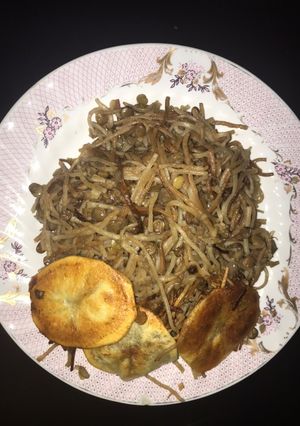 عکسی از دستور رشته و عدس