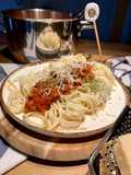 Spaghetti mit Hackfleischsoße