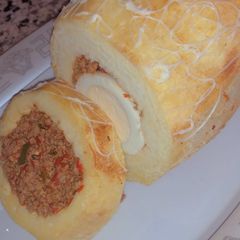 A picture of Stuffed yam.