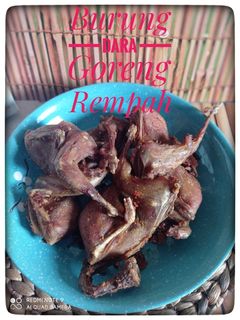 Foto resep Burung Dara Goreng Rempah