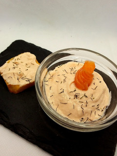 Una foto de Paté de salmón ahumado