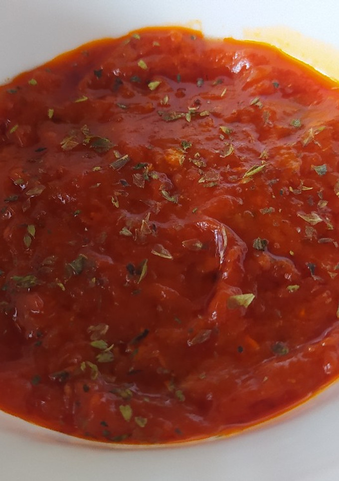 Una foto de Salsa casera para pizza