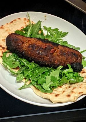 A picture of Seitan Italian Sausages.