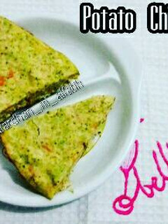 Foto resep Potato Chiken Pizza (mpasi 1+)
