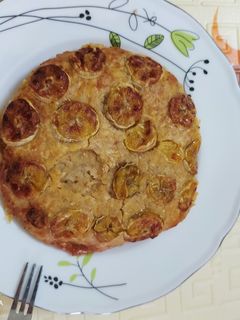 Hình của món Bánh yến mạch táo chuối.