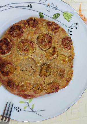 Hình của món Bánh yến mạch táo chuối.
