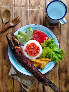 Foto resep Sego Lele Sambal Bawang