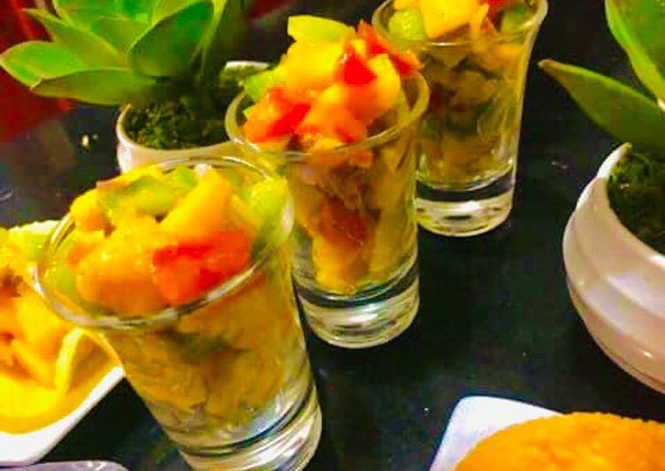 Recipe of Speedy Mango Salsa  #MangoMasti