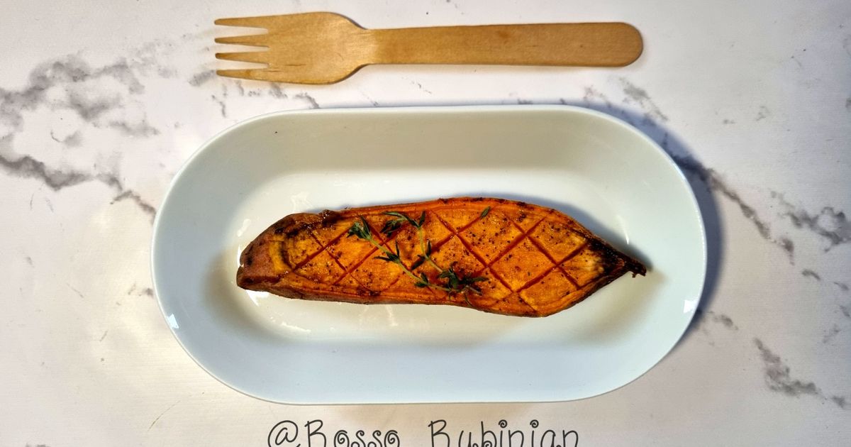 Ricetta Patate Dolci Al Forno di rosso rubinian - Cookpad