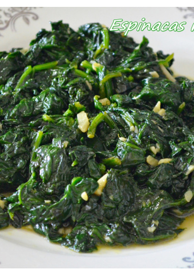 Una foto de Espinacas rehogadas. (Thermomix)