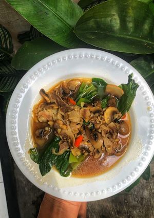 Foto resep Pokchoy Siram Jamur