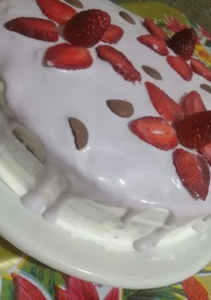 Una foto de Pastel de chocolate