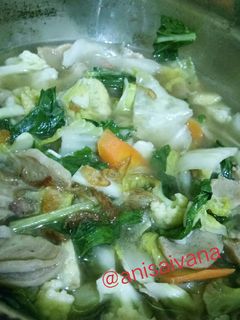 Foto resep Capcay bakso kuah