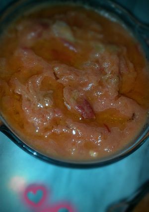 صورة لوصفة سلطه مشويه على طريقة امي 🍅🌶😍