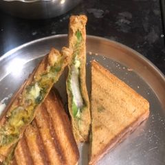 A picture of Veg cheese Grill Sandwich.