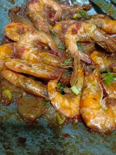 Foto resep Udang Saus Padang