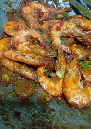Foto resep Udang Saus Padang