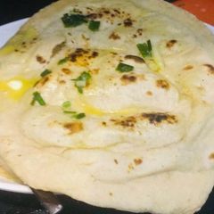Homemade tawa Naan A picture of Homemade tawa Naan.