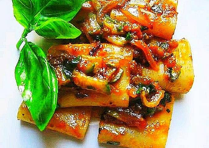 Paccheri al Ragù di Verdure