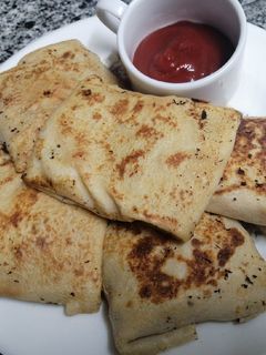صورة لوصفة ميني كريب بحشوة الفراخ 👌