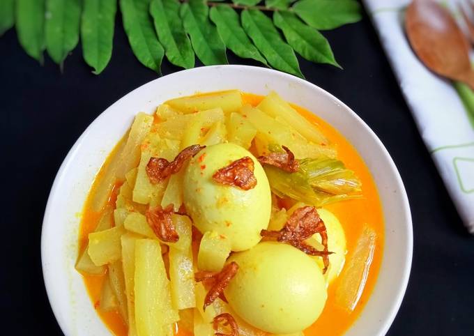 Resep Gulai Pepaya dan Telur Anti Gagal