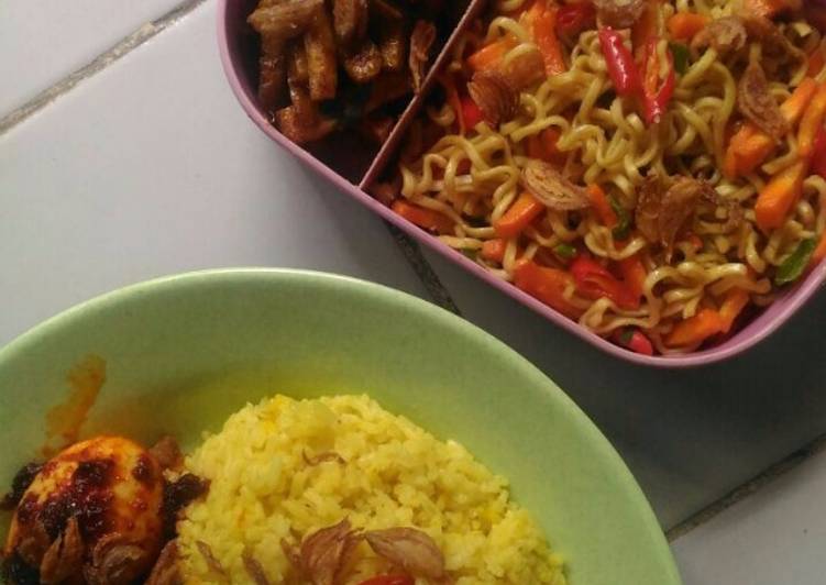 Rahasia Bikin Side dish Nasi Kuning Rice Cooker Anti Gagal