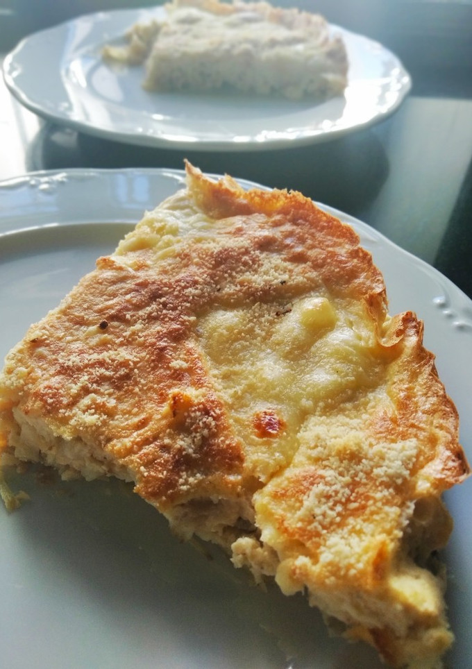 Una foto de Pastel keto de coliflor