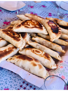 Una foto de Masa de empanada al estilo ella baila sola