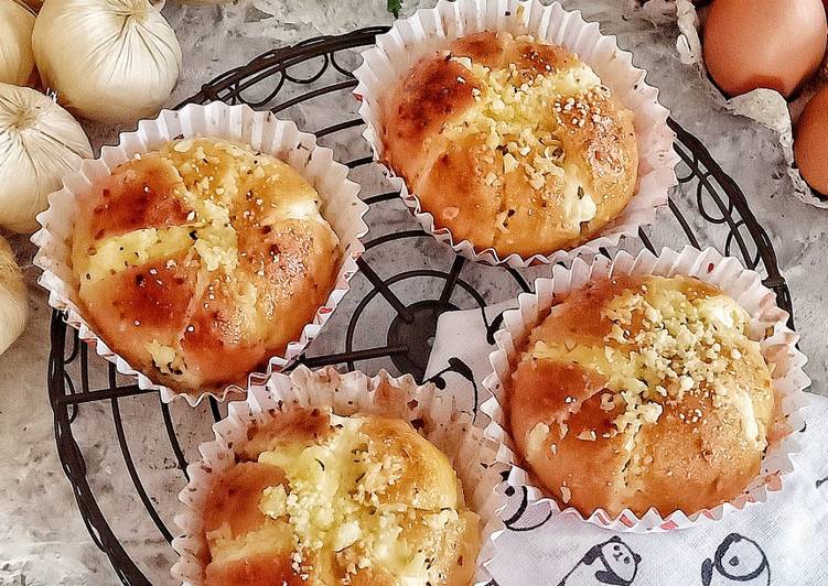 Resep Korean Garlic Cheese Bread Rumahan