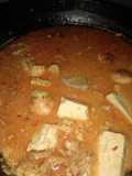 Gulai telur tempe tahu+tales/keladi