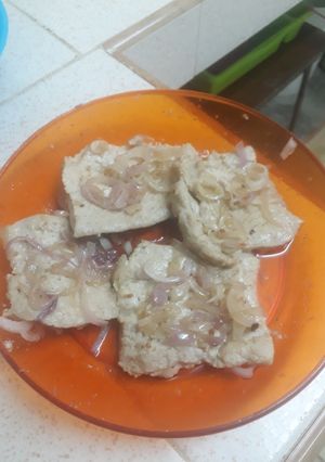 Una foto de Bistec de cerdo encebollado superfast