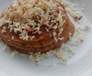 Masakan Populer Cheesy Banana Pancake Enak Sempurna