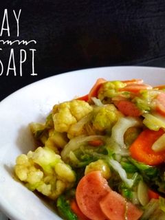 Foto resep Capcay Sosis Sapi