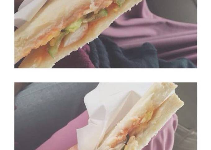 Sandwich Yummy Lebaran With Sesame Sauce