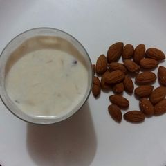 A picture of Badam milk.