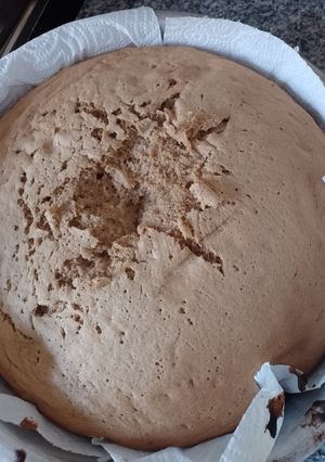 Una foto de Bizcochuelo de chocolate apto celíacos #singluten