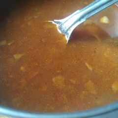 A picture of Chana soup.